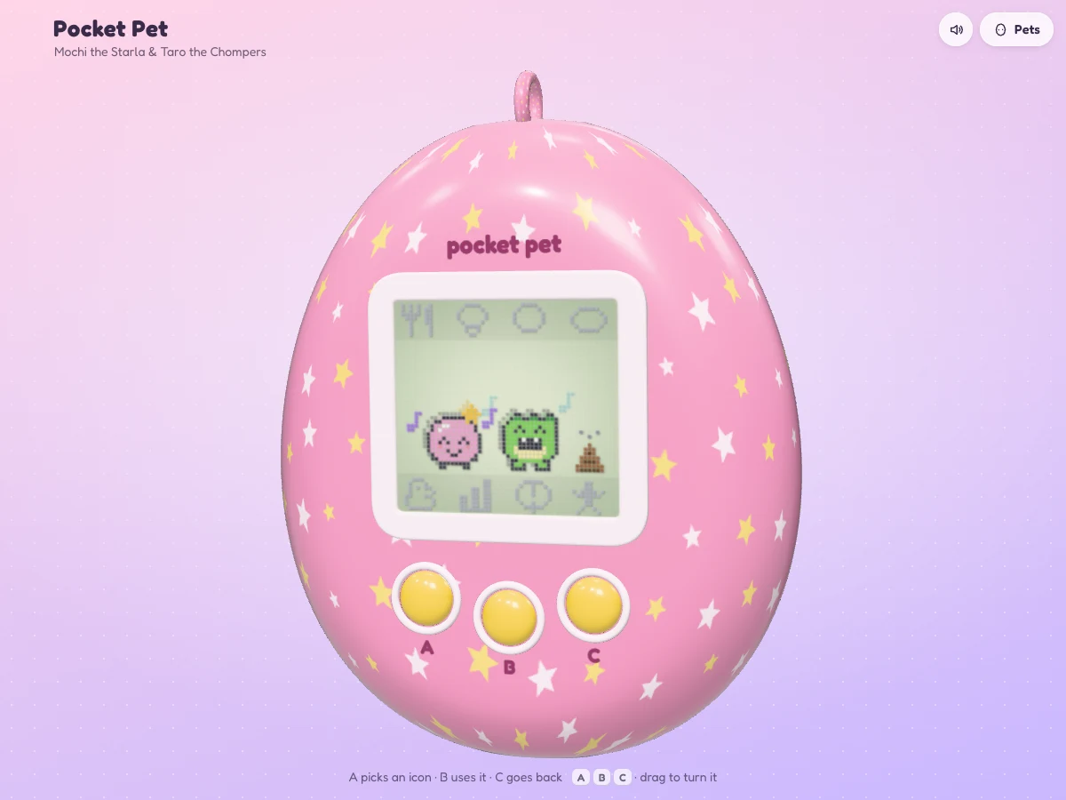 Screenshot of Pocket Pet